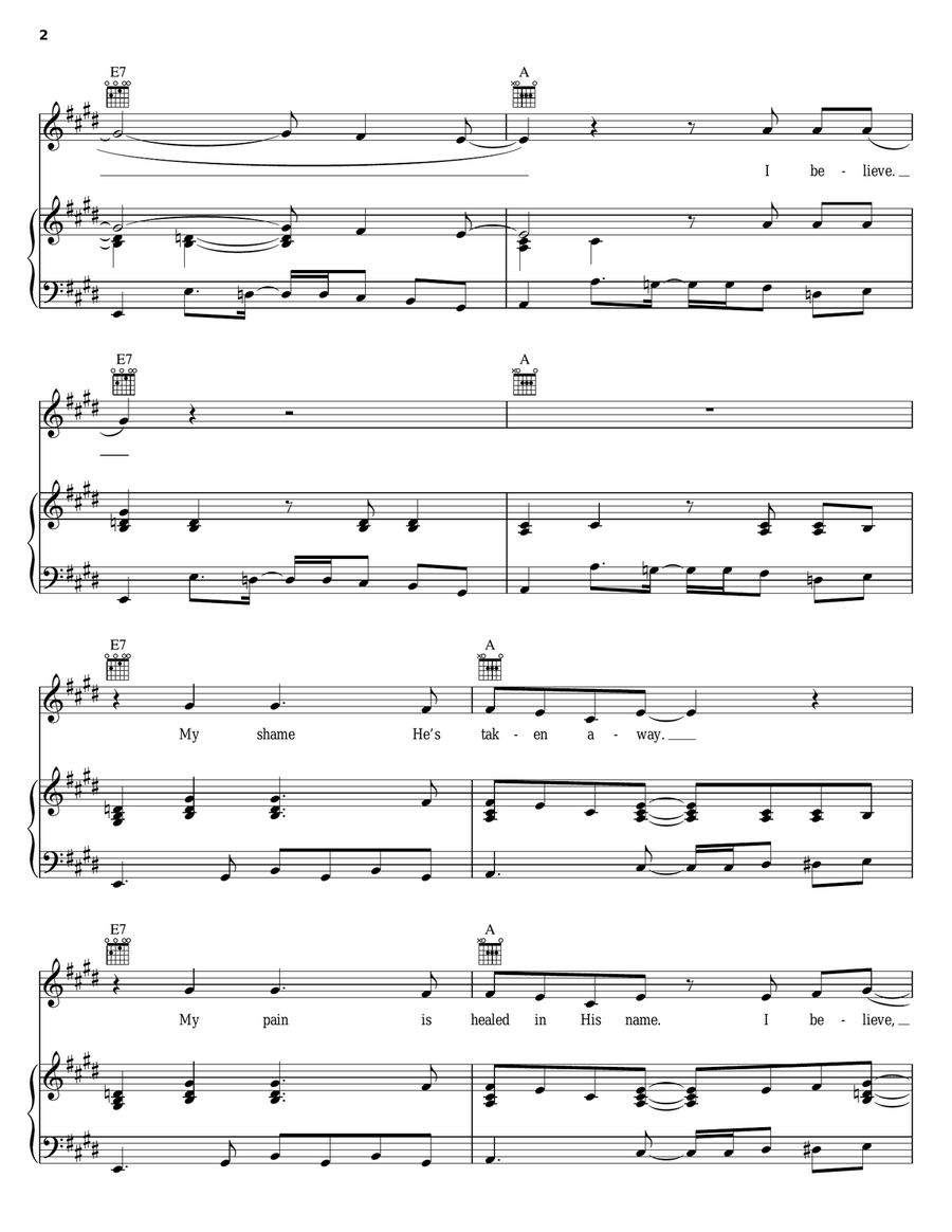 My Redeemer Lives Acoustic Guitar scores gallery preview page 2