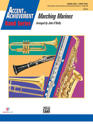 Book cover for Marching Marines