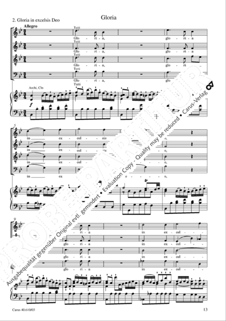 Theresienmesse in B 4-Part scores gallery preview page 14