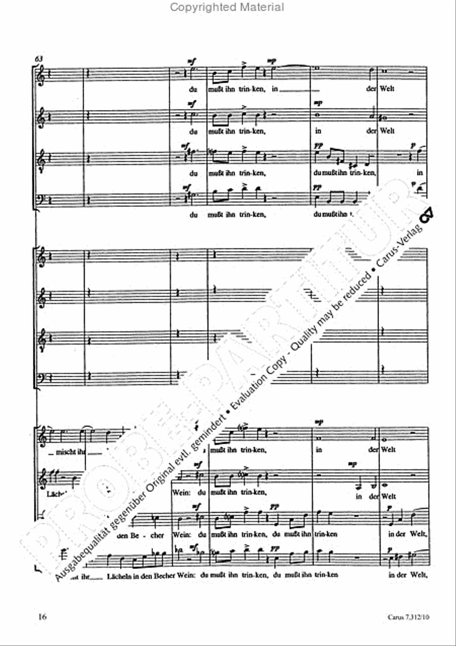 Variationen mit Celan-Gedichten III 4-Part scores gallery preview page 17