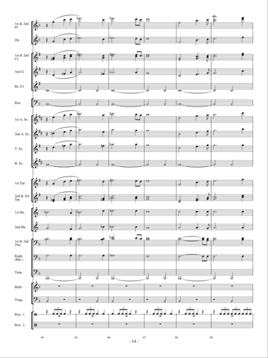 Northwind Concert Band scores gallery preview page 13