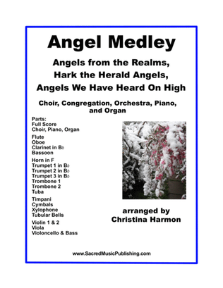 Book cover for Angel Medley – Choir, Orchestra, Piano, and Organ.