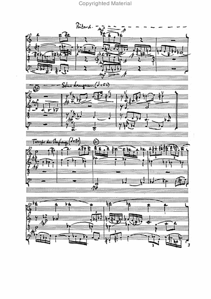 Streichquartett Nr. 1 op. 3 (1972/75)