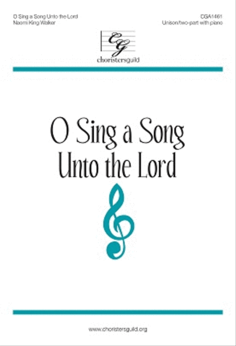 O Sing a Song Unto the Lord 2-Part scores gallery preview page 1