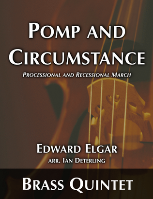 Book cover for Pomp and Circumstance (for brass quintet)