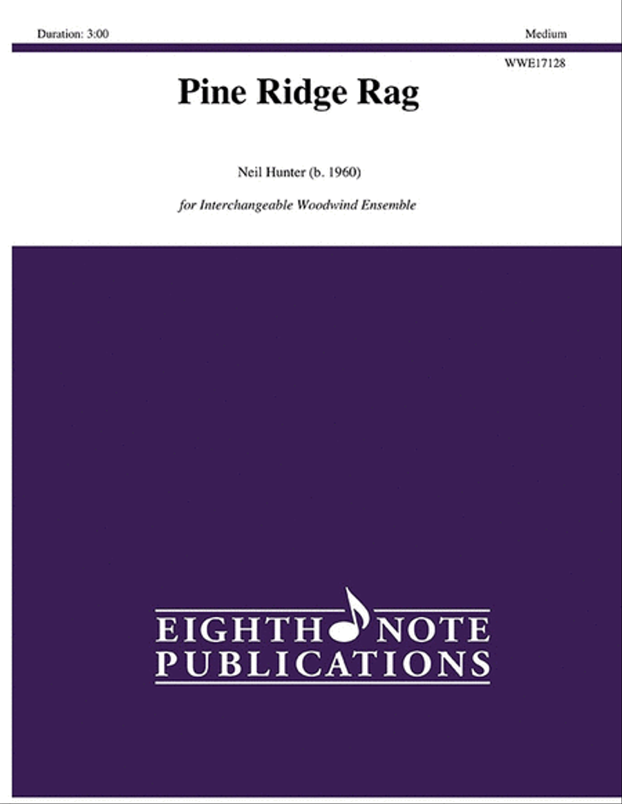 Pine Ridge Rag Woodwind Ensemble scores gallery preview page 1