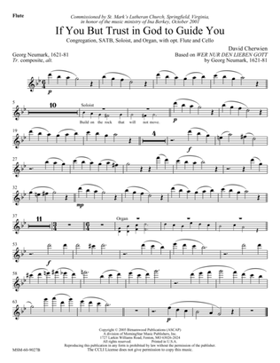 If You But Trust in God to Guide You (Flute/Cello Parts)