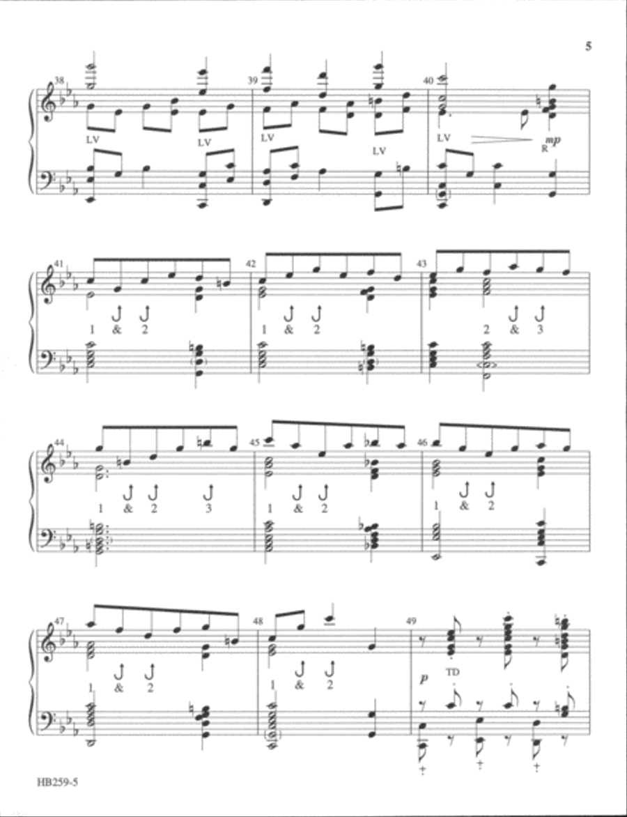 Passacaglia for Handbells 5-Octaves scores gallery preview page 5