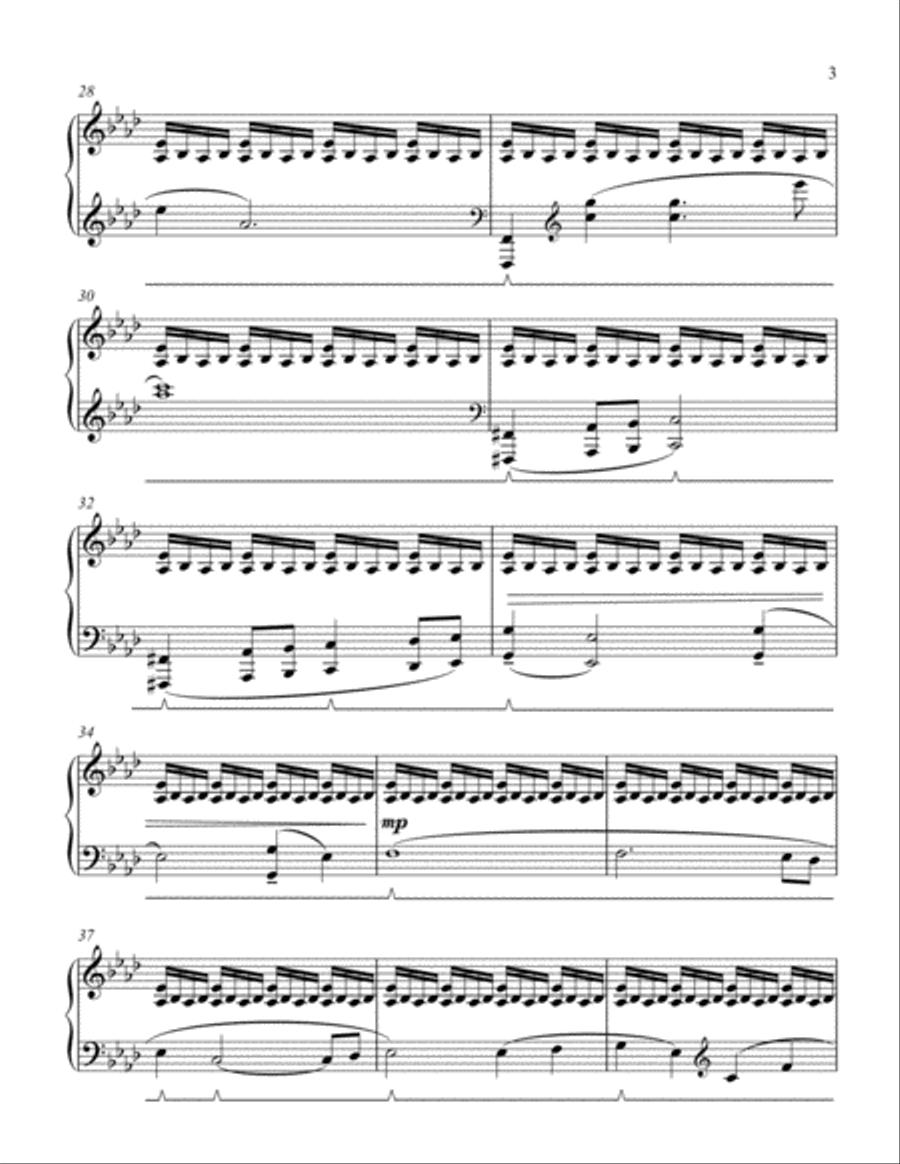 Above it All - Late Intermediate Piano Solo Piano Solo scores gallery preview page 3