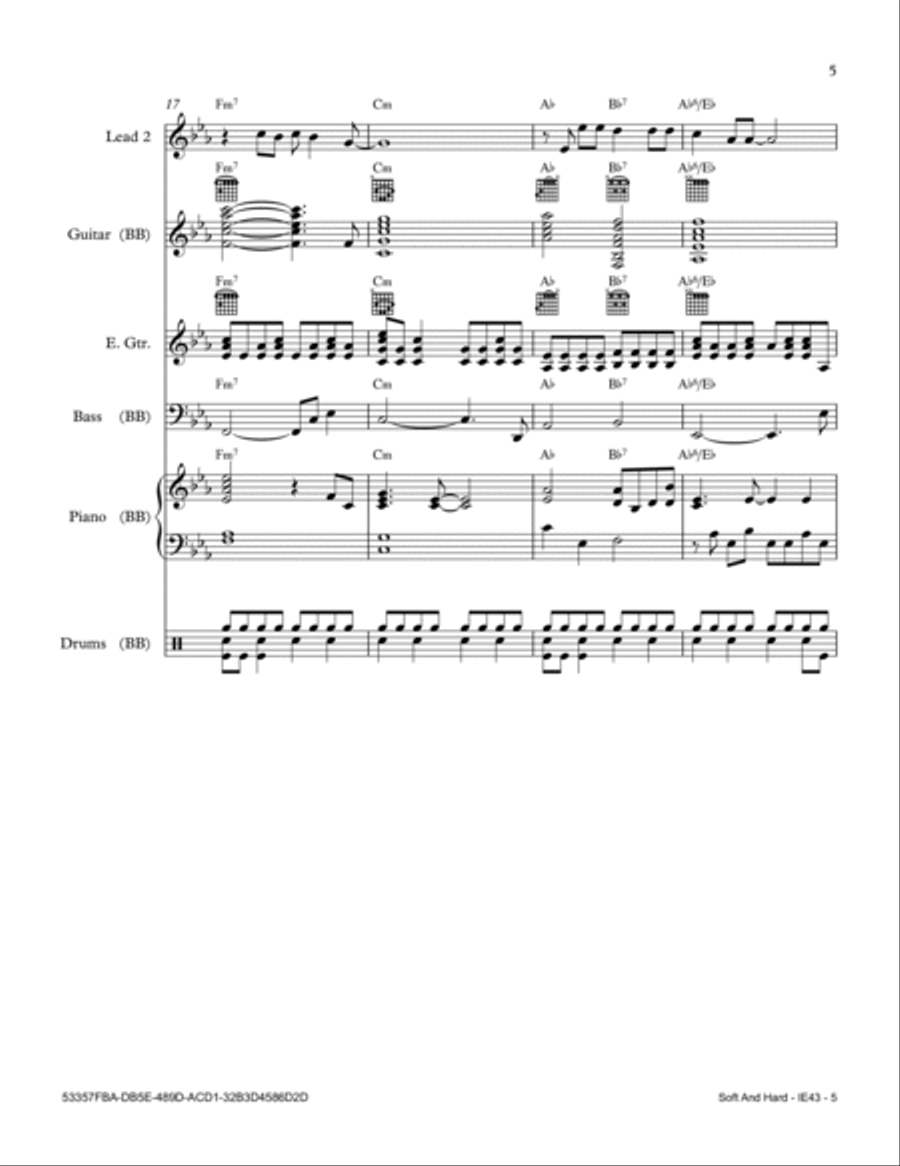 Soft And Hard Small Ensemble scores gallery preview page 5