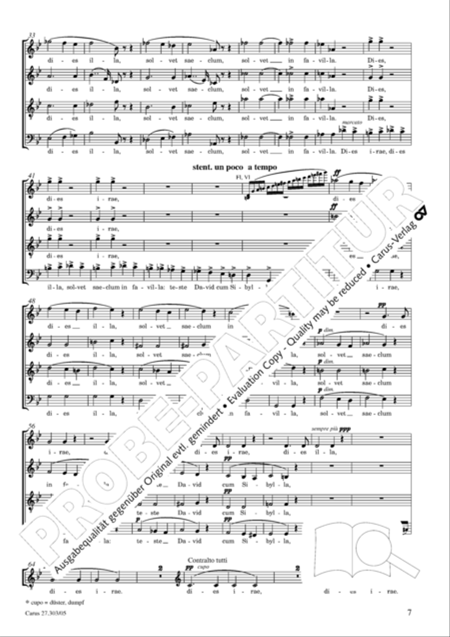 Messa da Requiem 4-Part scores gallery preview page 8