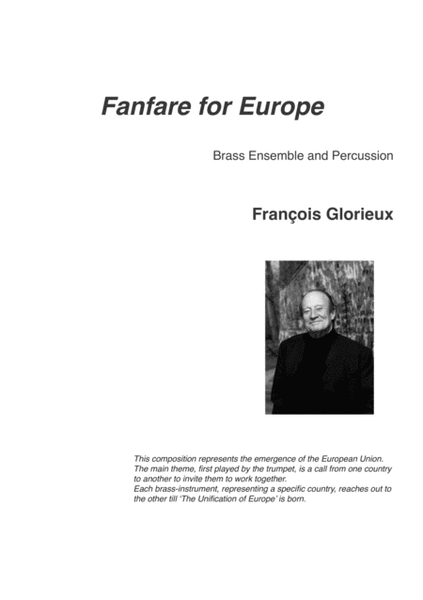 Fanfare for Europe for Brass Ensemble