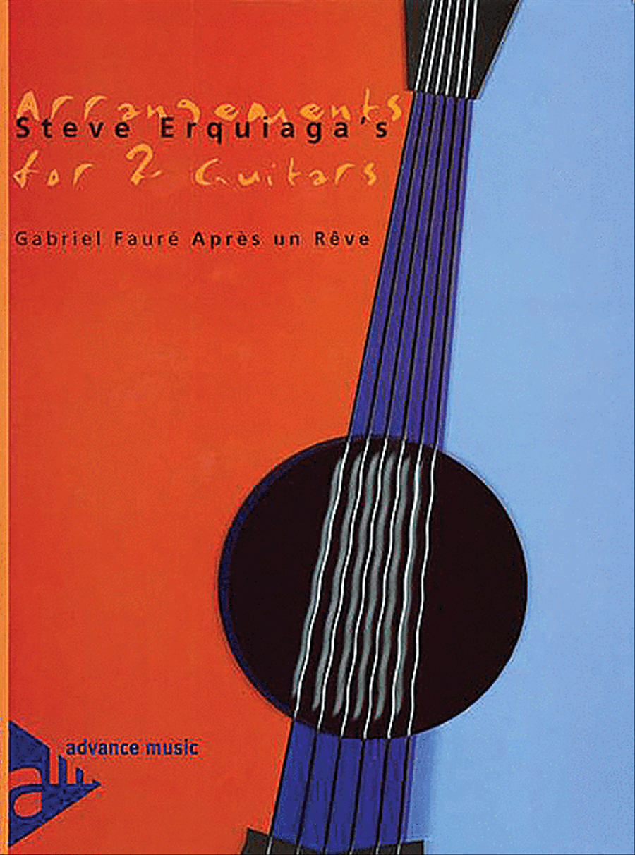 Steve Erquiaga's Arrangements for 2 Guitars -- Après un Rêve Small Ensemble scores gallery preview page 1