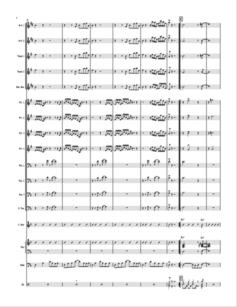 Oluronbi Oluronbi Jazz Ensemble scores gallery preview page 6
