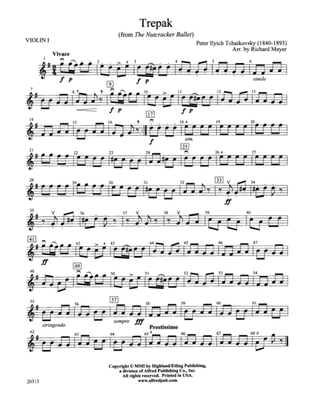 Trepak from The Nutcracker Ballet: 1st Violin