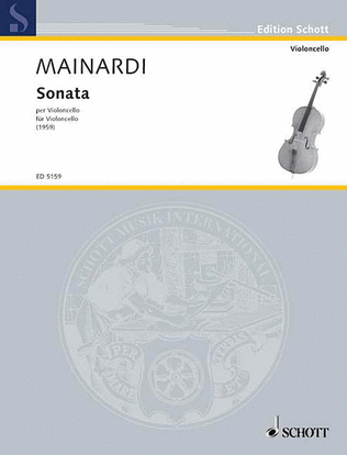 Book cover for Cello Sonata