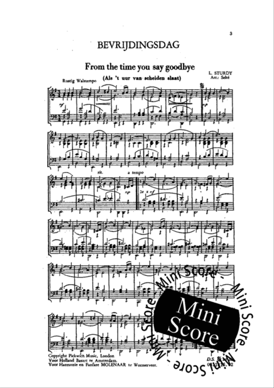 Bevrijdingsdag Concert Band scores gallery preview page 5