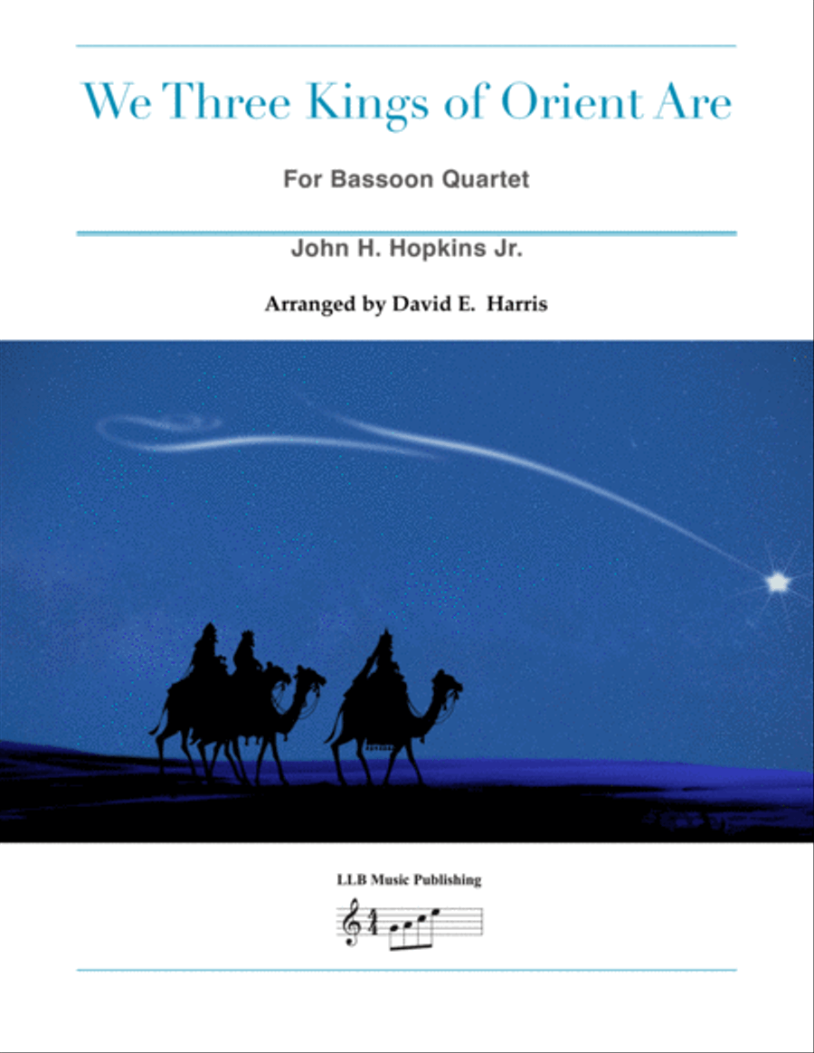 We Three Kings of Orient Are - Bassoon Quartet Woodwind Quartet scores gallery preview page 1