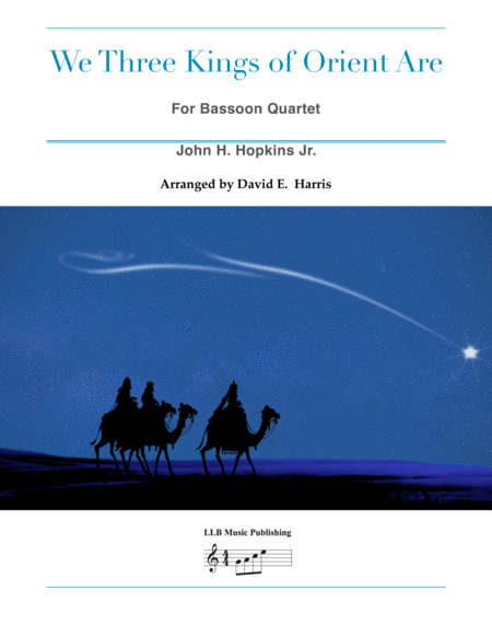 We Three Kings of Orient Are - Bassoon Quartet image number null