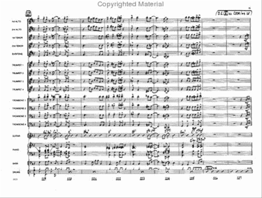 Chops, Don't Fail Me Now Jazz Ensemble scores gallery preview page 16