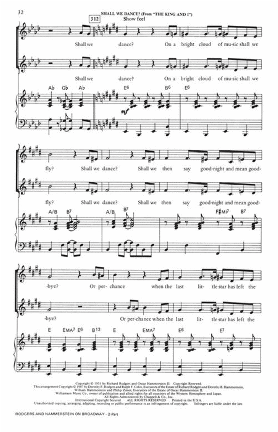 Rodgers and Hammerstein on Broadway (Medley) 2-Part scores gallery preview page 7