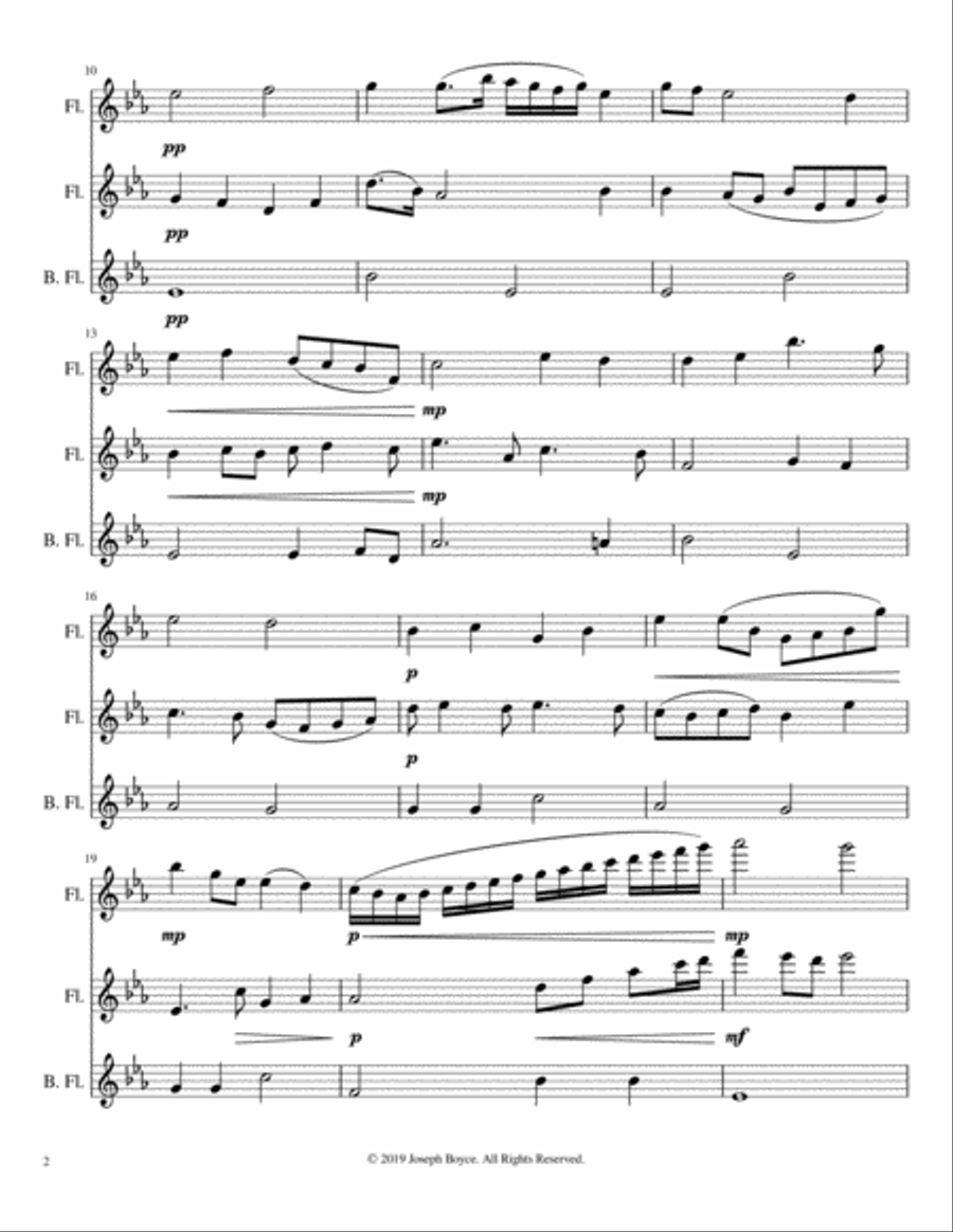 Melissa: For Flute Trio Melissa: For Flute Trio Flute Trio scores gallery preview page 2