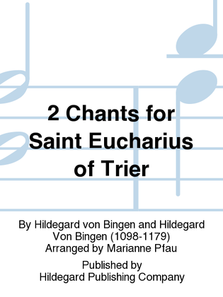 Book cover for 2 Chants For Saint Eucharius of Trier