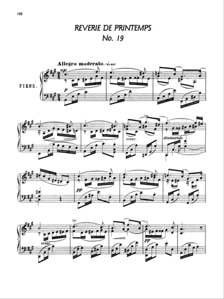 Arensky: Twenty-four Morceau Characteristiques, Op. 36 Piano Solo scores gallery preview page 1