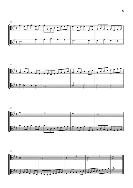 Pachelbel Canon in D • viola duet sheet music image number null