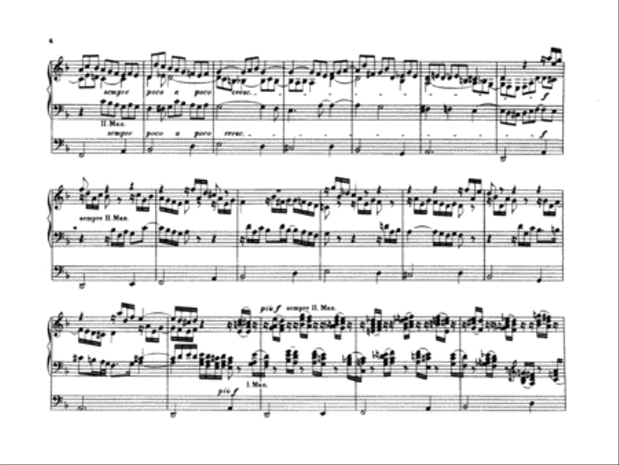 Reger: Introduction and Passacaglia Organ scores gallery preview page 6