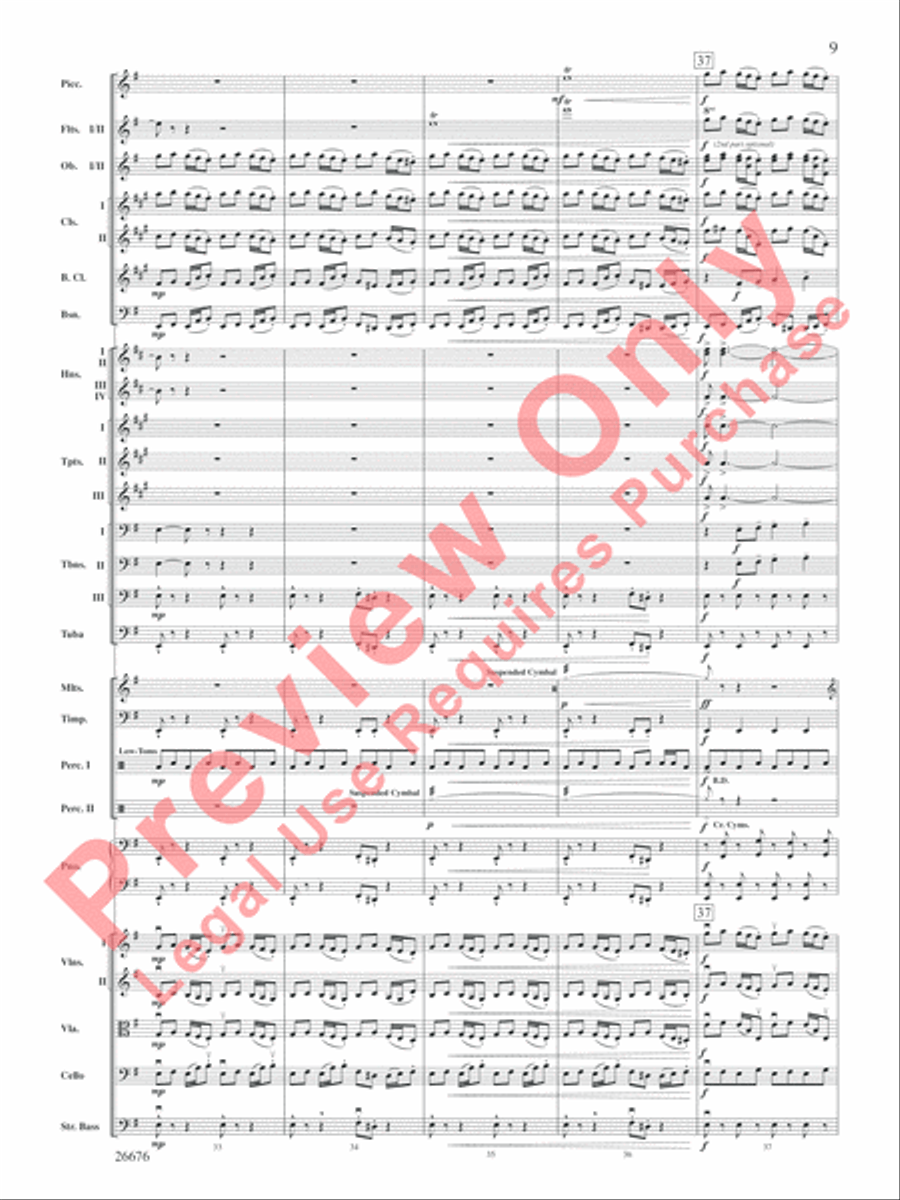 Star Wars Epic -- Part I, Suite from the Full Orchestra scores gallery preview page 10