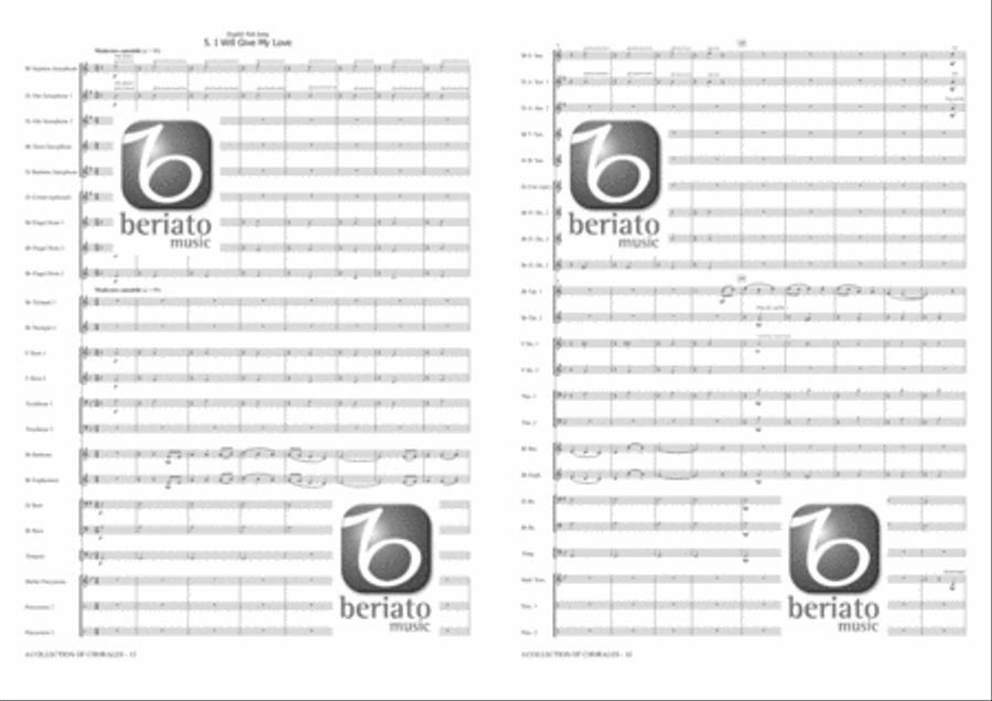 A Collection of Chorales Choir scores gallery preview page 6