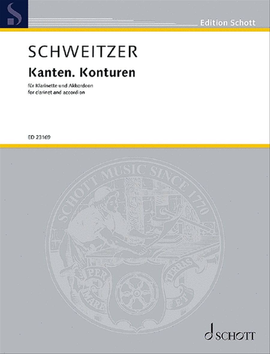 Kanten. Konturen Kanten. Konturen Clarinet scores gallery preview page 1