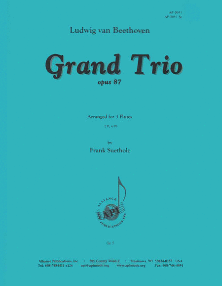 Grand Trio, Op. 87 - Fl 3