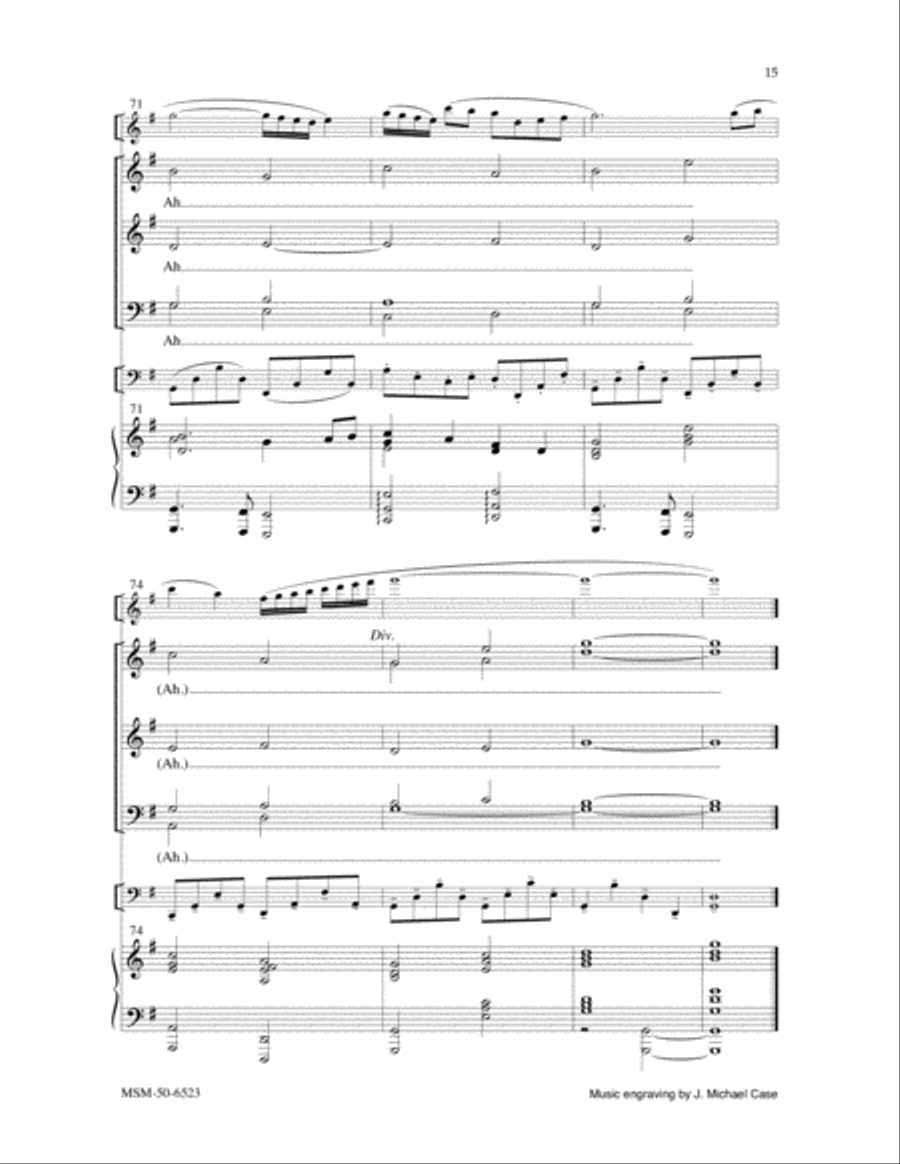 Thy Holy Wings 4-Part scores gallery preview page 7
