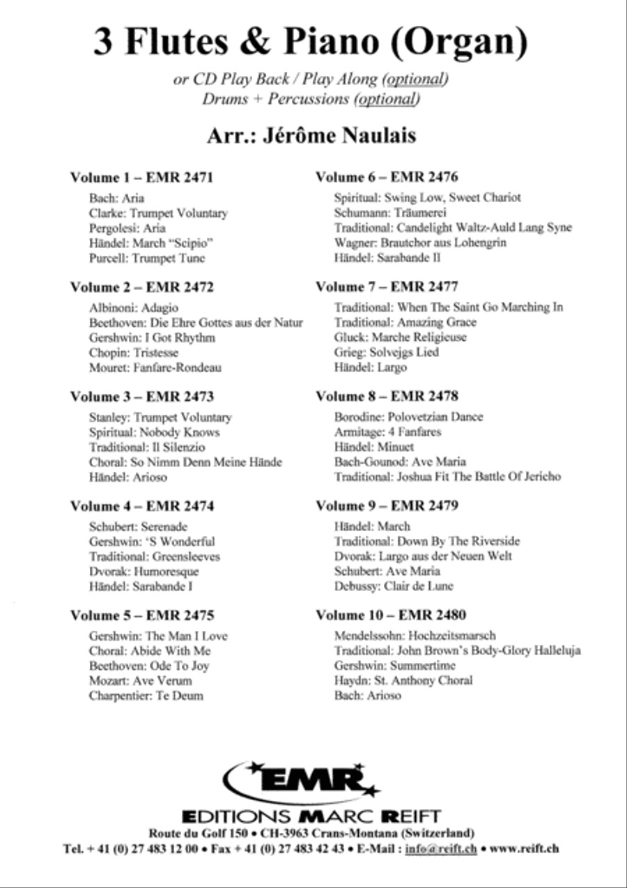 Album Volume 3 Album Volume 3 Flute scores gallery preview page 8