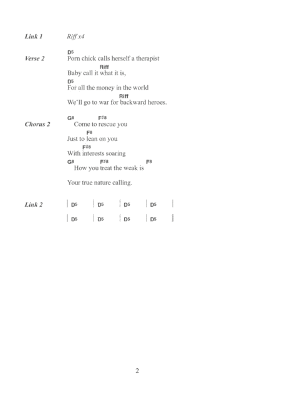 True Nature Guitar scores gallery preview page 2