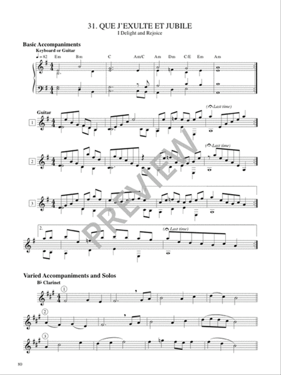 Christe Lux mundi - Instrument edition Guitar scores gallery preview page 82