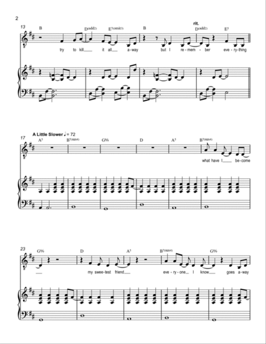 Hurt Voice scores gallery preview page 2