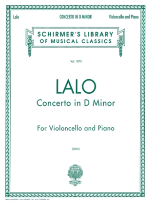 Book cover for Concerto in D Minor