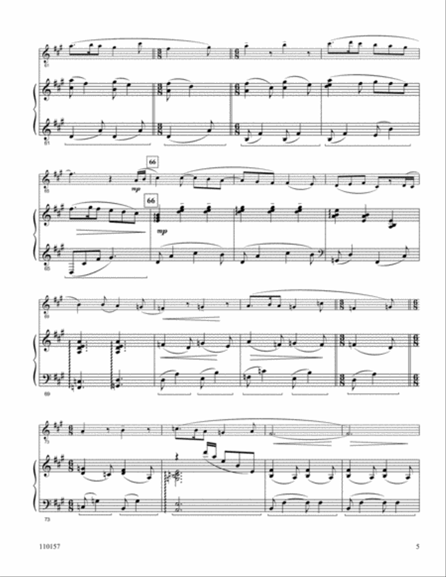 Bring A Torch, Jeanette, Isabella Flute Solo scores gallery preview page 5