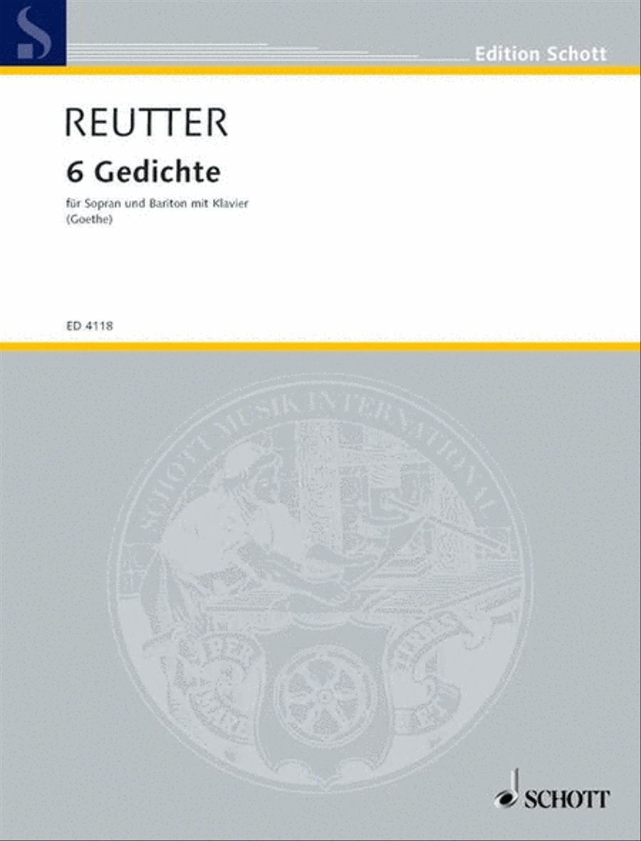 6 Gedichte 6 Gedichte Baritone Horn scores gallery preview page 1