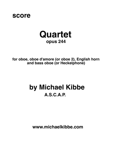 Quartet, opus 244 image number null