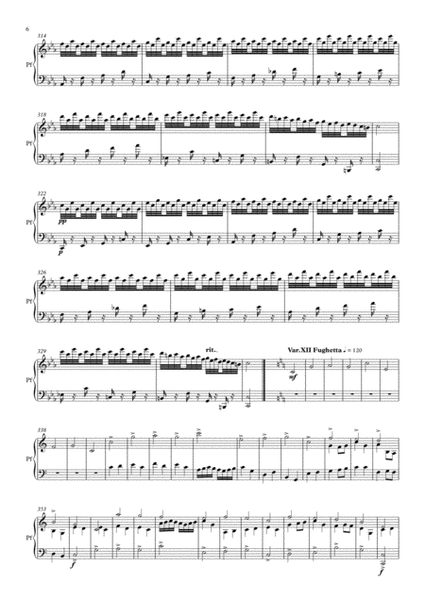 21 Variations in C on Mozart's Theme "Ah, vous dirai-je, Maman", for piano image number null