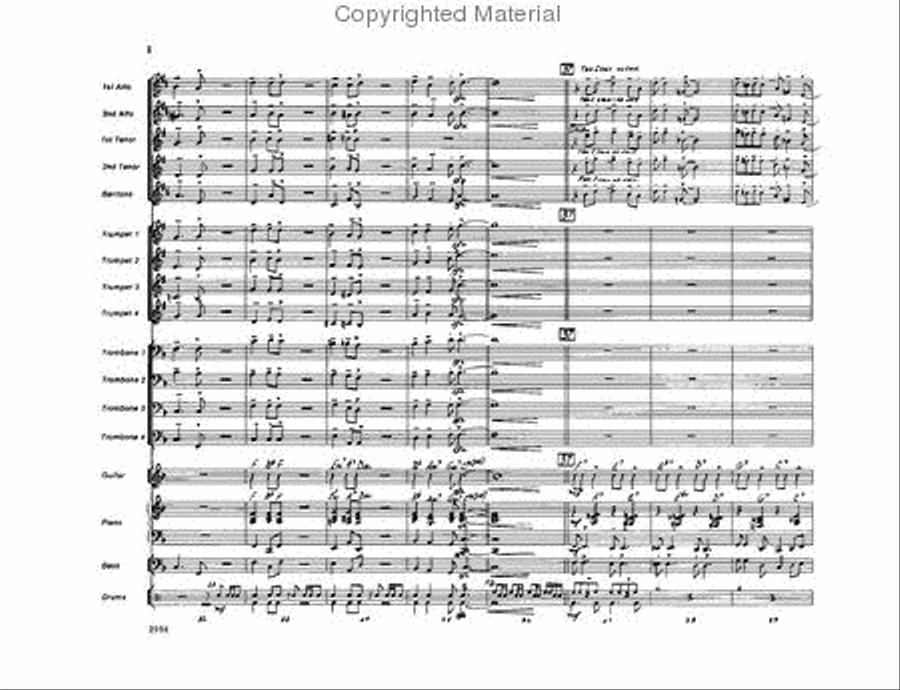 Gospel John Jazz Ensemble scores gallery preview page 6