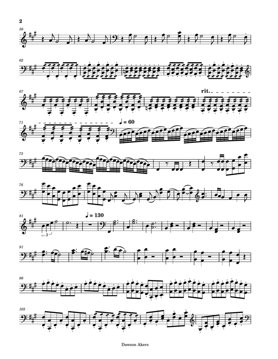 Cello Suite No. 1, Op. 9 Cello Solo scores gallery preview page 2