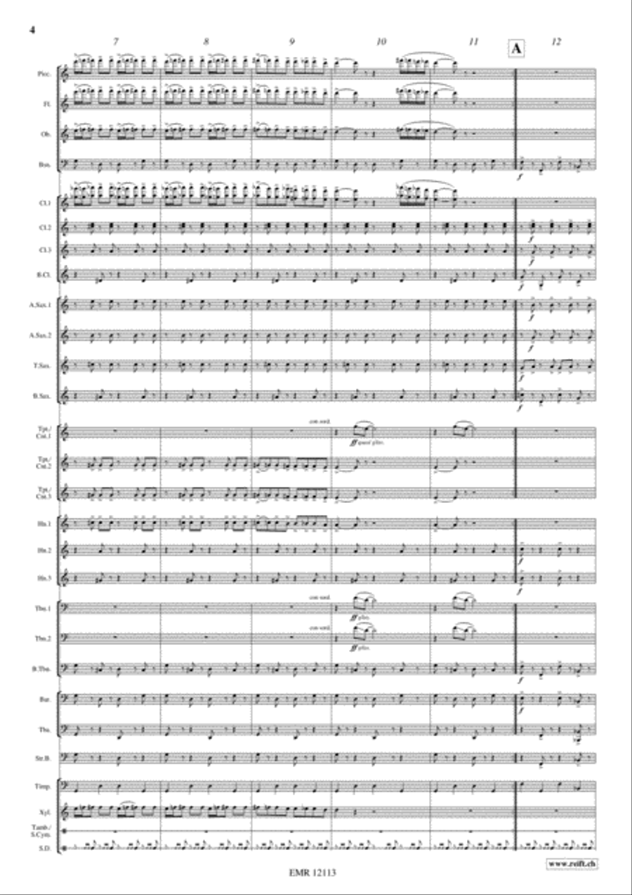 Sabre Dance Concert Band scores gallery preview page 5
