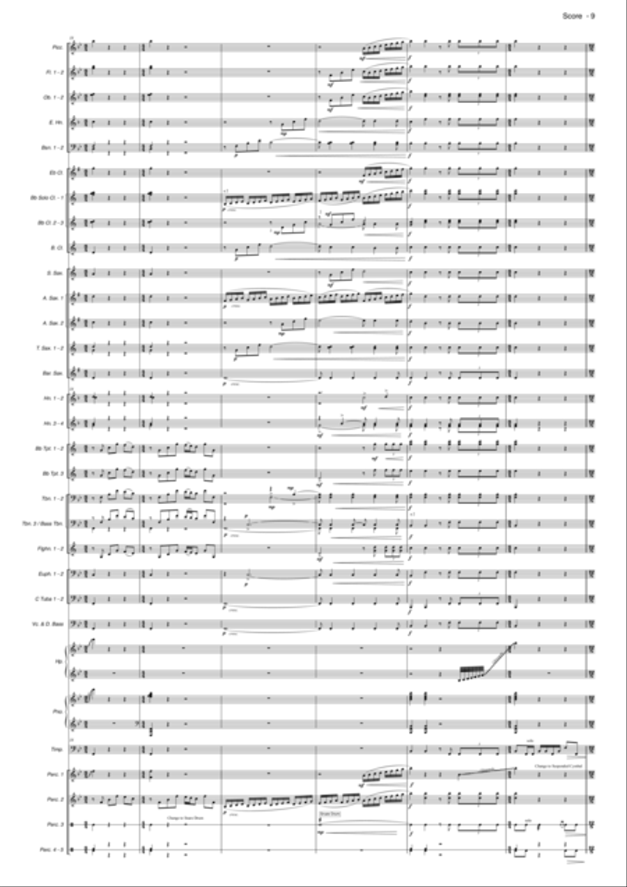 Fantasia Op. 14 Concert Band scores gallery preview page 4