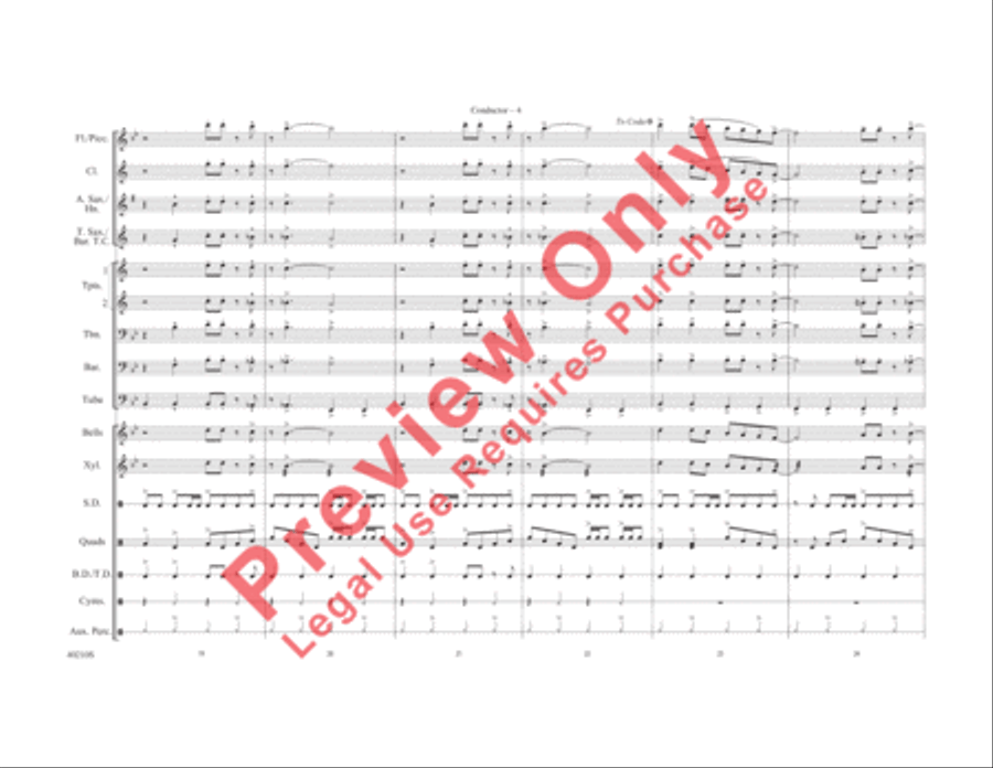 Make Me Smile Make Me Smile Marching Band scores gallery preview page 5
