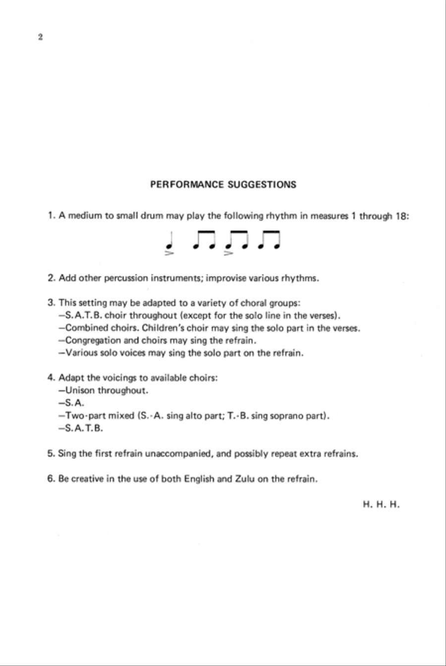 We Are Singing, for the Lord Is Our Light 4-Part scores gallery preview page 3